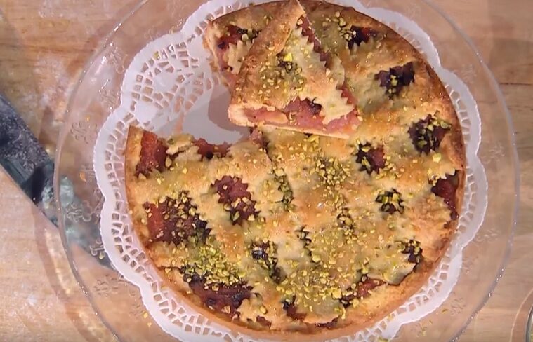 crostata con gelo d'anguria di Giusina Battaglia