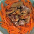 pollo al miele con carote al ginepro di Barbara De Nigris