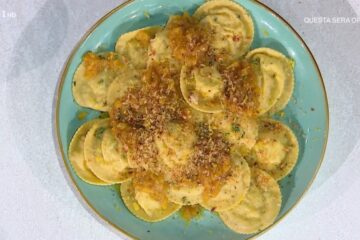 ravioloni con pesca e ricotta di gemelli Billi
