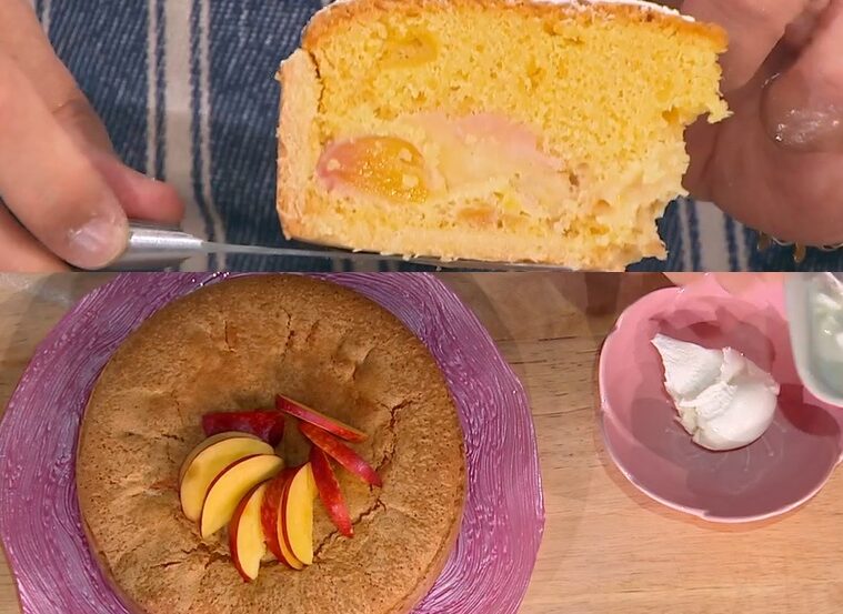 torta morbida alle pesche di Daniele Persegani