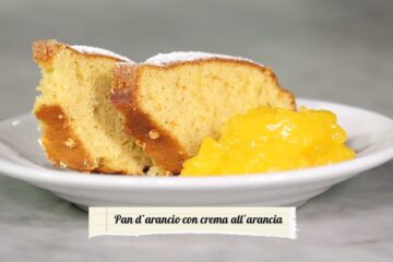 pan d'arancio con crema all'arancia
