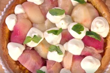 crostata alle pesche di Chloe Facchini