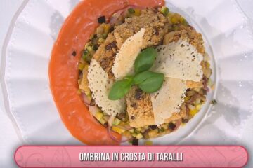 ombrina in crosta di taralli di Gian Piero Fava