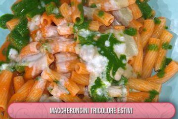 maccheroncini tricolore estivi di Michele Farru