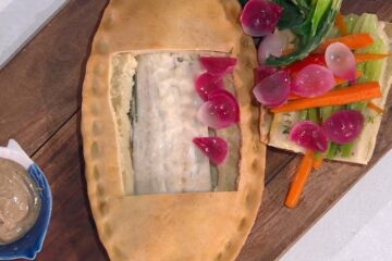branzino in crosta all'aglio nero di Gian Piero Fava