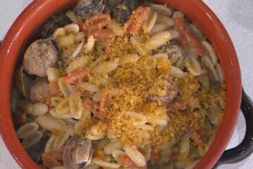 gnocchetti sardi con vongole e bottarga di Michele Farru