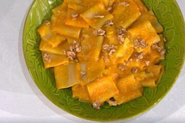 paccheri zucca e gorgonzola di Antonio Paolino