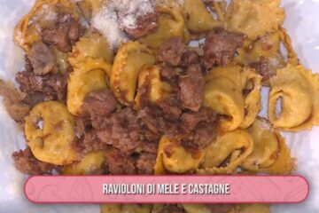 ravioloni di mele e castagne di Daniele Persegani