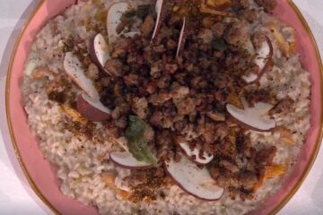 risotto salsiccia e funghi di Sergio Barzetti