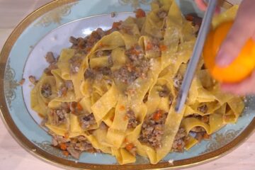 pappardelle al ragù di anatra e arancia di Daniele Persegani