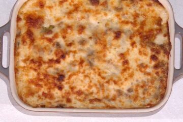 cardi gratinati con salsiccia di zia Cri