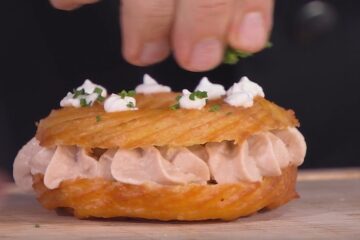 ciambelline di patate con mousse di tonno di Andrea Mainardi