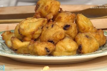 frittelle di polenta all'arancia di Diego Scaramuzza