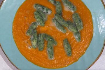 gnocchetti di pane su crema di zucca di Fabio Potenzano