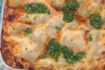 lasagnetta radicchio scamorza e salsiccia di zia Cri