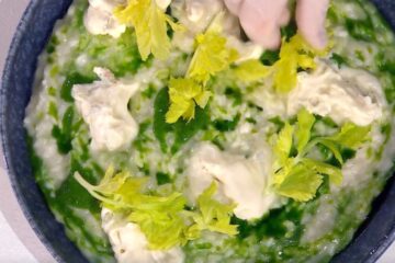 risotto sedano gorgonzola e zenzero di Sergio Barzetti