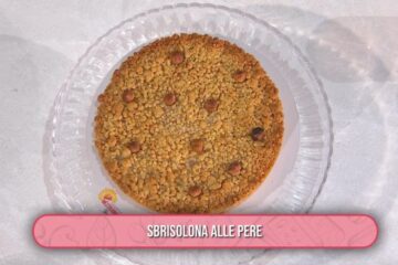 sbrisolona alle pere di Sal De Riso