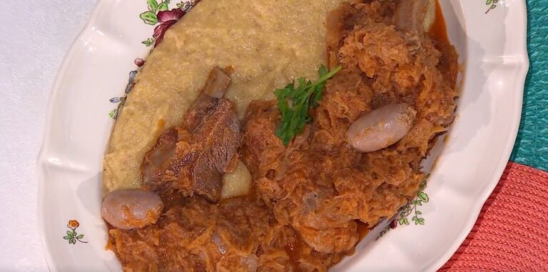 polenta con costine salsicce e verza di Daniele Persegani