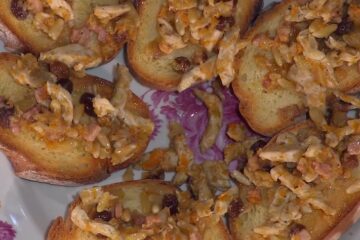 crostini di pollo del 1700 delle suore