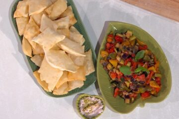 crescentine e ratatouille di Chloe Facchini