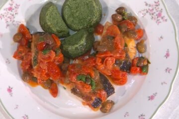 cuor di baccalà con flan di tarassaco di Crescenzo Morlando