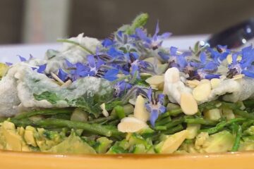 guacamole con zucchine e asparagi selvatici di Antonella Ricci