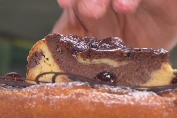 migliaccio variegato al cioccolato e amarene di Antonio Paolino