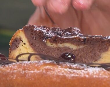migliaccio variegato al cioccolato e amarene di Antonio Paolino