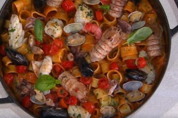 gran calamarata ai frutti di mare di David Fiordigiglio