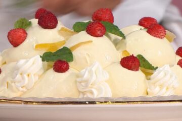 profiteroles al limone di Sal De Riso