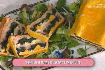 sformato di uova sode spinaci e prosciutto di Barbara Agosti