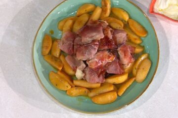 formaggio in crosta di speck di Barbara De Nigris