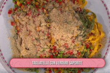 tagliatelle con verdure saporite di Chloe Facchini