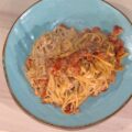 tagliolini alle mandorle e pomodorini confit di Daniele Persegani