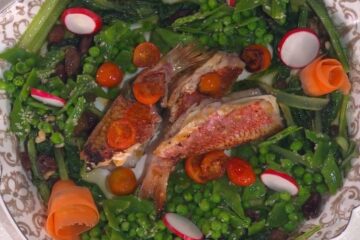 guazzetto di triglie e verdure di stagione di Mauro e Mattia Improta