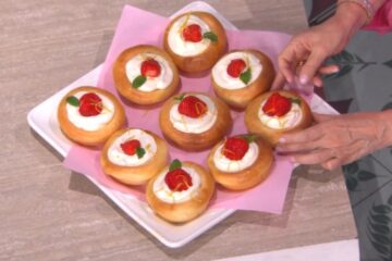brioche panna e fragole di Fulvio Marino