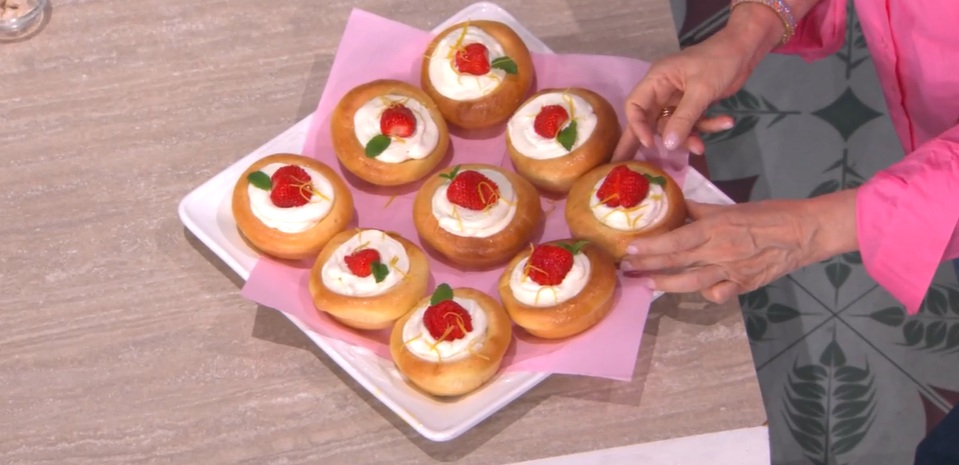 brioche panna e fragole di Fulvio Marino