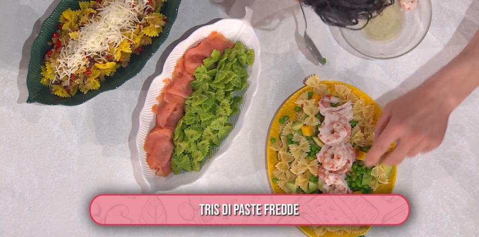 tris di paste fredde di Gian Piero Fava