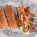 salmone in crosta di riso di Crescenzo Morlando