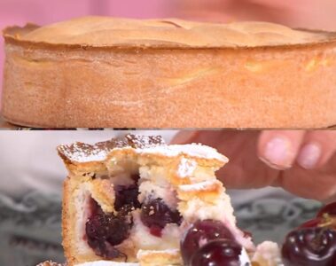 crostata con ciliegie e crema allo yogurt di Barbara De Nigris