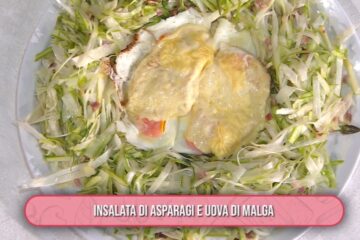 insalata di asparagi e uova di malga di Barbara De Nigris