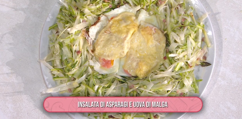 insalata di asparagi e uova di malga di Barbara De Nigris