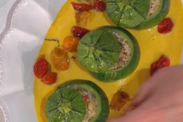 zucchine tonde ripiene di Gian Piero Fava