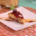 torta di ciliegie e mandorle