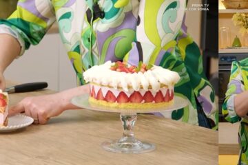 torta alla mousse di fragole