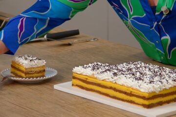 mattonella di biscotti con doppia crema di Sonia Peronaci