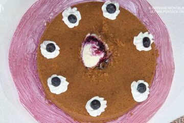 cheesecake rovesciata ai mirtilli di Daniele Persegani