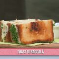 toast di baccalà di gemelli Billi