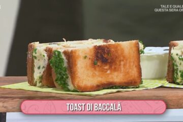 toast di baccalà di gemelli Billi