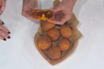 arancini di risotto alla milanese di Cesare Battisti